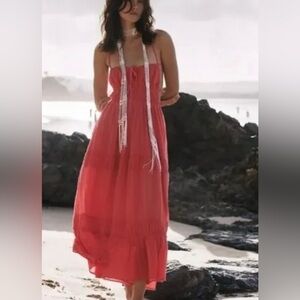 NWT Free People Taking Sides Maxi Dress
